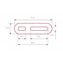 Adaptateurs Rétroviseurs HIGHSIDER HIGHSIDER ADAPTATEUR POUR RÉTROVISEUR CARÉNAGE 76 MM LONG 304-022