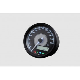 Compteurs DAYTONA DAYTONA VELONA 80MM 260 KMH COMPTEUR VITESSE ET RPM LCD 87791 87791
