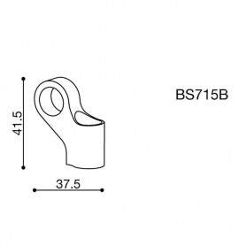 Mirrors Adapters RIZOMA ADAPTATEUR RETROVISEUR RIZOMA BS714 BS714B