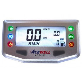 Compteurs ACEWELL COMPTEUR DIGITAL ACEWELL MODELE 257 SILVER ACE-257