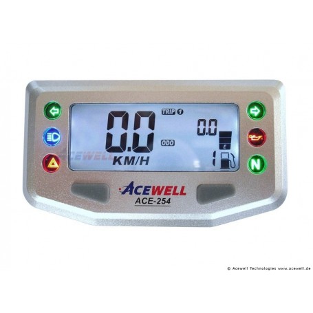 Counters ACEWELL COMPTEUR DIGITAL ACEWELL MODELE 254 SILVER ACE-254