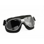 Goggles NANNINI LUNETTES NANNINI BIKER NOIR / CHROME ECRAN GRIS AB BIK-1150-6521