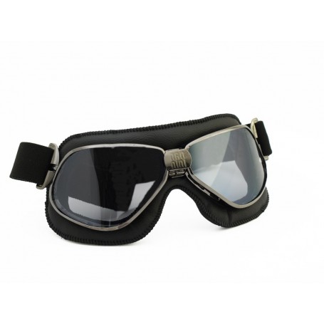 Goggles NANNINI LUNETTES NANNINI BIKER NOIR / RUTHENIUM ECRAN GRIS AB BIK-1178-6521