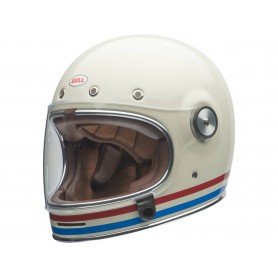 Casques BELL CASQUE BELL BULLITT STRIPES PEARL BLANC