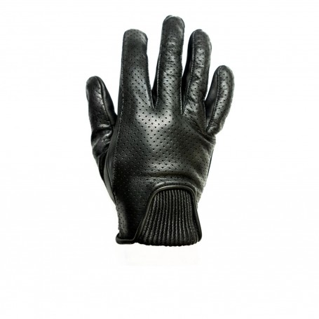 Gants Hommes HELSTONS GANTS HELSTONS CHARLY ÉTÉ CUIR PERFORE NOIR 20180022 NO