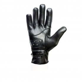GANTS HELSTONS SPEED ÉTÉ CUIR-TISSUS NOIR DENIM