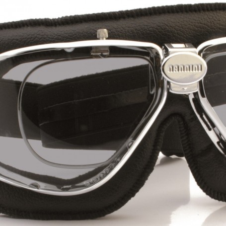 Lunettes NANNINI LUNETTES NANNINI CRUISER 4V NOIR / CHROME ECRAN CLAIR AB CRU4V-1150-6520