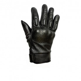 Gants Femmes HELSTONS GANTS HELSTONS SIDE FEMME ÉTÉ CUIR PERFORÉ NOIR-BLANC 20180040 NBC