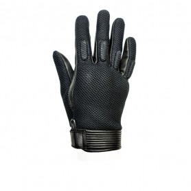 Gants Hommes HELSTONS GANTS HELSTONS  SIDE ÉTÉ CUIR / MESH NOIR 20180033 NO