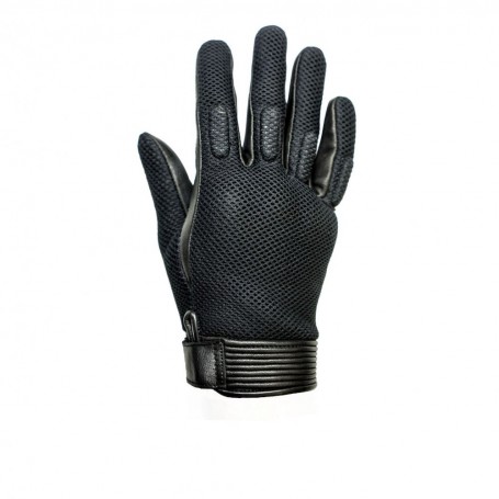 Men's Gloves HELSTONS GANTS HELSTONS  SIDE ÉTÉ CUIR / MESH NOIR 20180033 NO