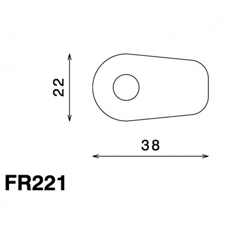 Turn Signals Adapters RIZOMA ADAPTATEURS CLIGNOTANTS RIZOMA FR221B FR221B