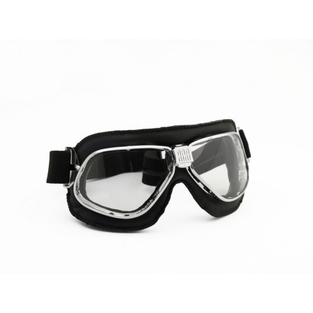 Goggles NANNINI LUNETTES NANNINI CRUISER NOIR / CHROME ECRAN CLAIR ANTIBUEE CRUI-1150-6520