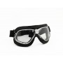 Lunettes NANNINI LUNETTES NANNINI CRUISER NOIR / CHROME ECRAN CLAIR ANTIBUEE CRUI-1150-6520