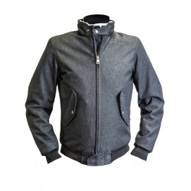 Blousons Hommes HELSTONS BLOUSON HELSTONS NOVA NOVA TISSU POLY-COTON GRIS 20180008 GR