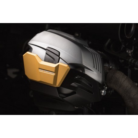 Protections Cylindres SW-MOTECH SW-MOTECH PROTECTIONS CYLINDRES NOIR OR POUR BMW R1200 R/GS/ADV MSS.07.754.10000/GD