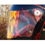 Helmets Screens PREMIER ECRAN CHROME ROUGE POUR CASQUE PREMIER TROPHY BPVISTROR