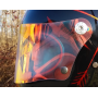 Ecrans Casques PREMIER ECRAN CHROME ROUGE POUR CASQUE PREMIER TROPHY BPVISTROR