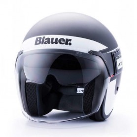 Casques BLAUER CASQUE BLAUER POD STRIPES NOIR BLANC ROUGE BLCJ123