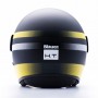 Casques BLAUER CASQUE BLAUER POD STRIPES NOIR JAUNE BLANC MAT BLCJ124