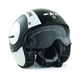 Casques HARISSON CASQUE HARISSON CORSAIR SNOOKER NOIR BRILLANT CA124