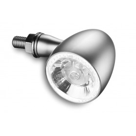 Turn Signals KELLERMANN CLIGNOTANT KELLERMANN BULLET 1000 PL BLANC CHROME MAT AVANT 2 FONCTIONS 200-262