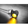 Turn Signals KELLERMANN CLIGNOTANT LED KELLERMANN BULLET ATTO NOIR VERRE CLAIR 152.200