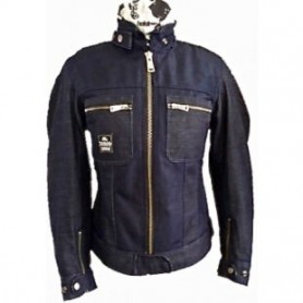 Blousons Femmes HELSTONS BLOUSON HELSTONS GENESIS FEMME TISSU COTON MESH BLEU 20180042 BL