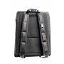 Sacs HELSTONS HELSTONS BACK PACK PLUS (SAC À DOS) TOILE-CUIR NOIR-NOIR 20180098 NN