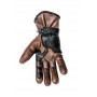 Men's Gloves HELSTONS GANTS HELSTONS RIDER HIVER CUIR CHÉVRE CAMEL-NOIR PRIMALOFT 20180082 CN
