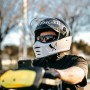Full Face Helmets BILTWELL CASQUE BILTWELL LANE SPLITTER RUSTY BUTCHER NOIR 1004-520