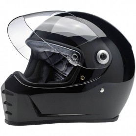 Full Face Helmets BILTWELL CASQUE BILTWELL LANE SPLITTER NOIR BRILLANT LSBLKGLECE