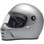 Full Face Helmets BILTWELL CASQUE BILTWELL LANE SPLITTER ARGENT MAT LSSILFLECE