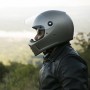 Full Face Helmets BILTWELL CASQUE BILTWELL LANE SPLITTER TITANIUM MAT LSTITFLECE