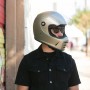 Full Face Helmets BILTWELL CASQUE BILTWELL LANE SPLITTER TITANIUM MAT LSTITFLECE