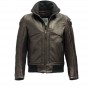 Blousons Hommes BLAUER BLOUSON BLAUER THOR CUIR MARRON BLV110