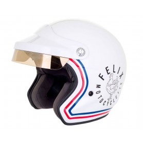 Jets Helmets FELIX CASQUERIE CASQUE FELIX CASQUERIE ST520 SIGNATURE BLANC SIGNATURE BLANC