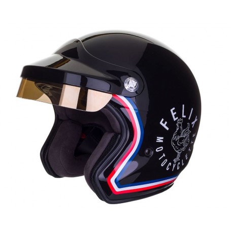 Jets Helmets FELIX CASQUERIE CASQUE FELIX CASQUERIE ST520 SIGNATURE NOIR SIGNATURE NOIR