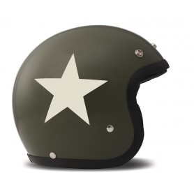 Casques JET DMD CASQUE DMD VINTAGE STAR VERT D1JTS30000SG