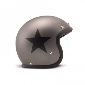 Casques JET DMD CASQUE DMD VINTAGE STAR GRIS D1JTS30000SR