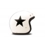 Casques JET DMD CASQUE DMD VINTAGE STAR BLANC D1JTS30000SW