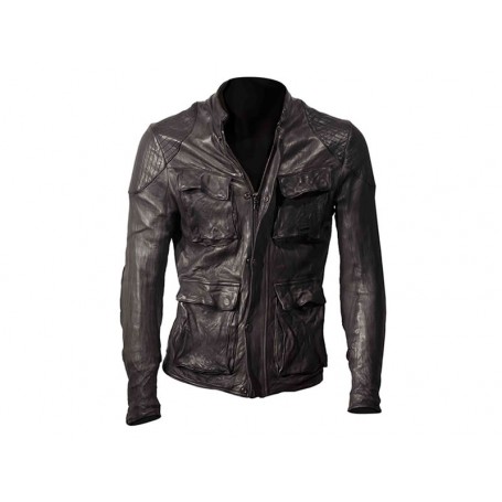 Blousons Hommes DMD BLOUSON CUIR DMD SOLO RIDER NOIR D2JAS93100BL