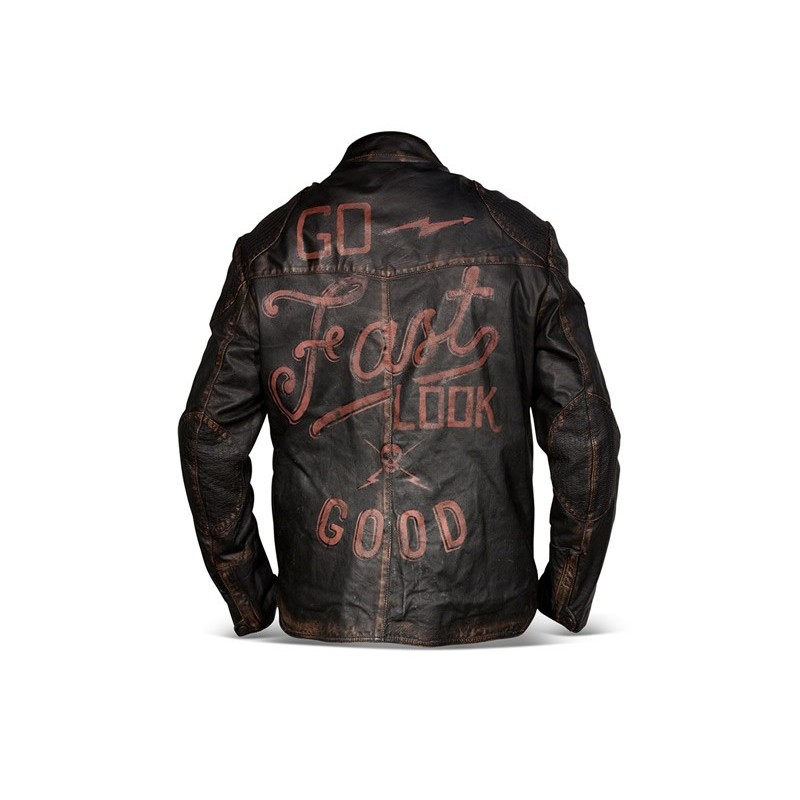 Blousons Hommes DMD BLOUSON CUIR DMD SOLO RIDER FAST FAIT MAIN D2JAH93100FA Blousons Hommes DMD BLOUSON CUIR DMD SOLO RIDER FAST FAIT MAIN D2JAH93100FA