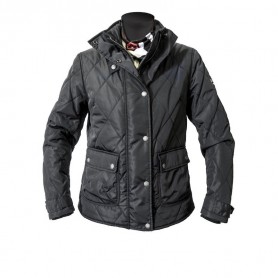 Blousons Femmes HELSTONS BLOUSON HELSTONS VALLEY TISSU OXFORD-KEVLAR NOIR FEMME 20180063 NO