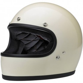 Casques BILTWELL CASQUE BILTWELL GRINGO GLOSS VINTAGE BLANC