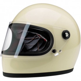 Casques BILTWELL CASQUE BILTWELL GRINGO S GLOSS VINTAGE BLANC