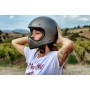 Full Face Helmets DMD CASQUE DMD 1975 MAT METALLIC GRIS D1FFS40000MG