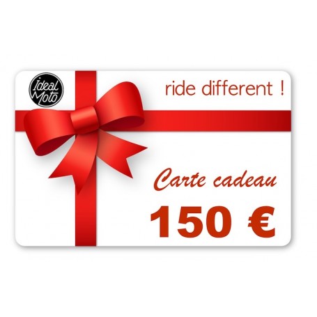 Cartes Cadeaux IDEALMOTO Carte Cadeau Idealmoto 150 € CKDO150