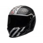 Casques BELL CASQUE BELL ELIMINATOR OUTLAW NOIR BRILLANT/BLANC 800000500167