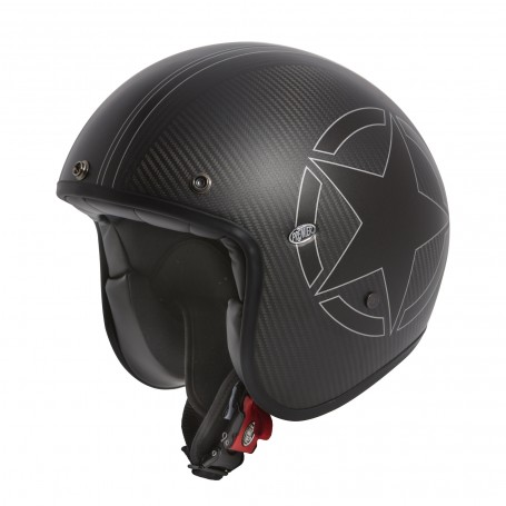 Casques JET PREMIER CASQUE PREMIER LE PETIT CLASSIC STAR CARBON BM LEPETITSTC