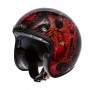 Casques JET PREMIER CASQUE PREMIER LE PETIT CLASSIC BD RED CHROMED LEPETITBDRE